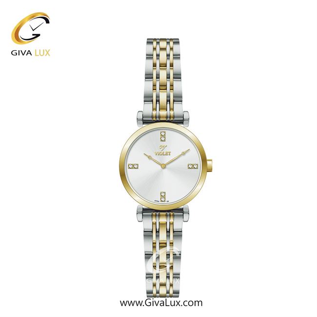 ساعت مچی اورجینال زنانه ویولت VIOLET طلایی-نقره ای | نقره ای-طلایی| نقره ای| کد رفرنس 0600/2